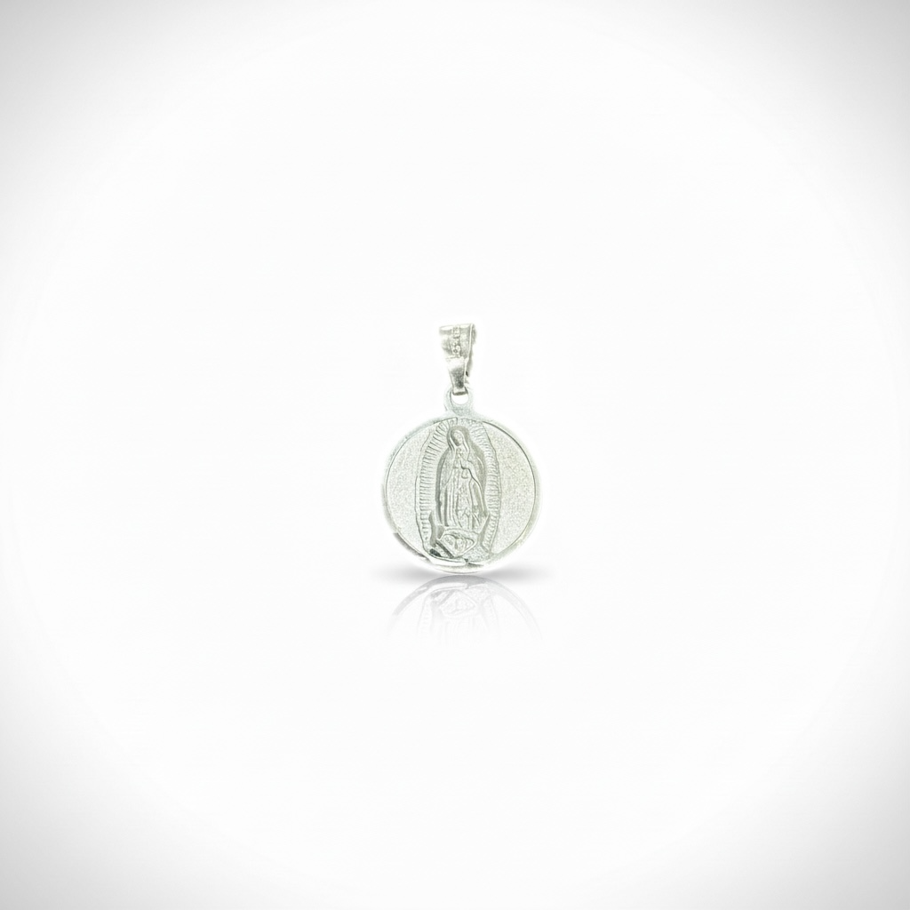 Our Lady of Guadalupe small Pendant Sterling Silver 925- 0.9