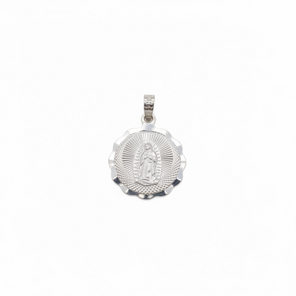 Our Lady of Guadalupe Pendant Sterling Silver 925 - 1”