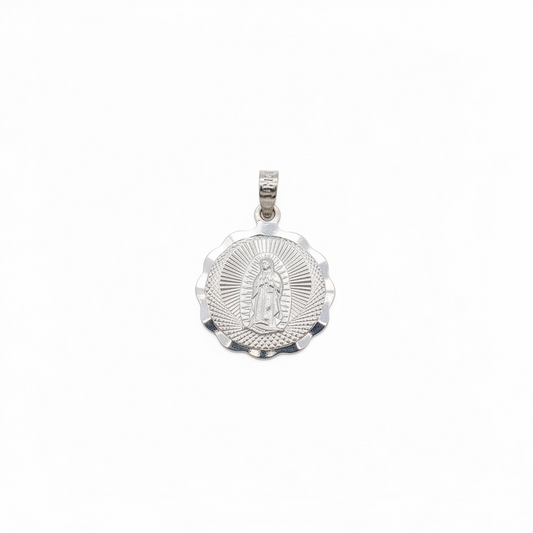Our Lady of Guadalupe Pendant Sterling Silver 925 - 1”