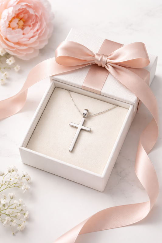 The Faith Cross – Sterling Silver 925 -1.2”