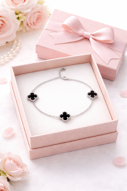 Baby Clover Bracelet 925 Sterling Silver