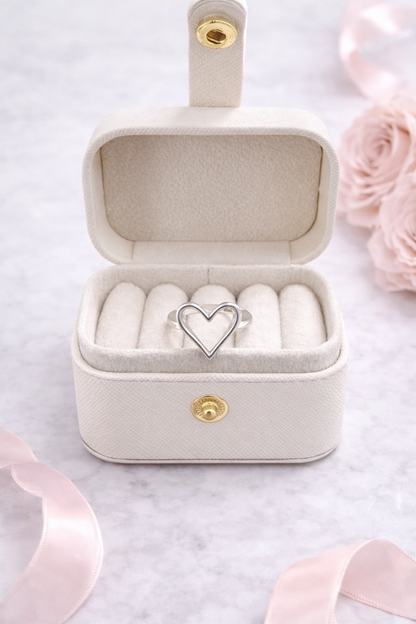 Silver  Heart Ring Sterling Silver 925