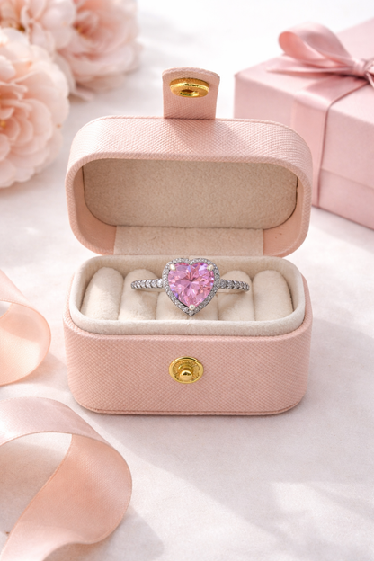 Love Ring CZ 925 Sterling Silver