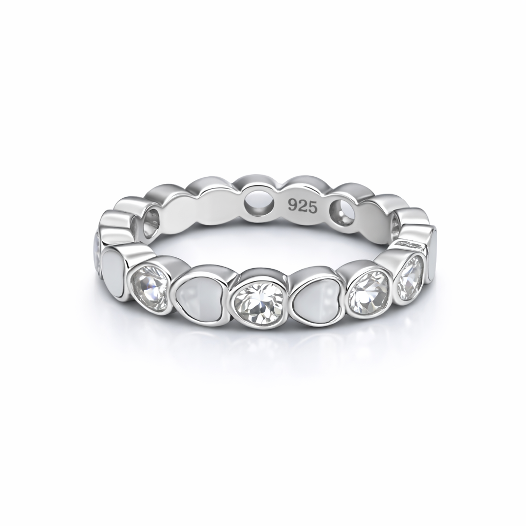 Maite Ring Mother Pearl and ZC 925 Sterling Silver