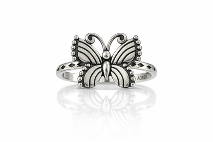 Butterfly Ring 925 Sterling Silver