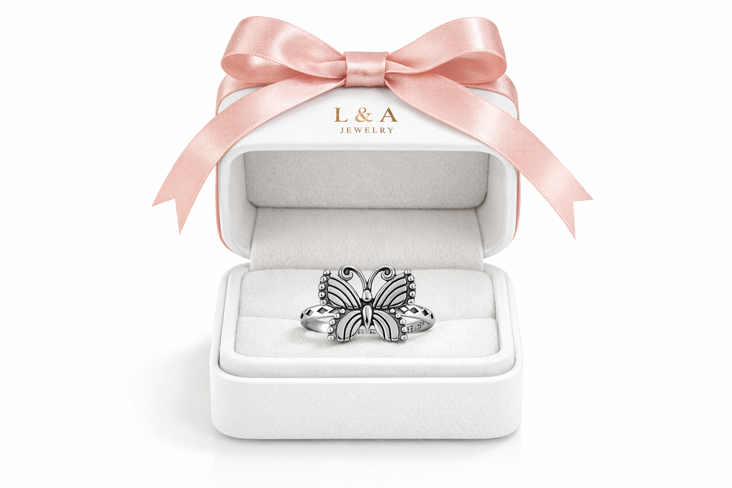 Butterfly Ring 925 Sterling Silver