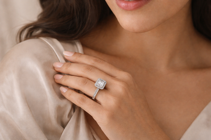 Charlotte Ring with CZ 925 Sterling Silver