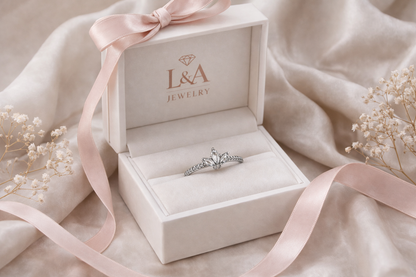Diana Ring With CZ 925 Sterling Silver