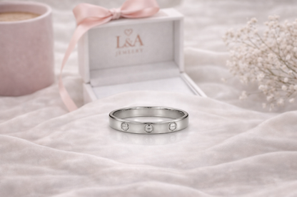 Classic Love Band 925 Sterling Silver