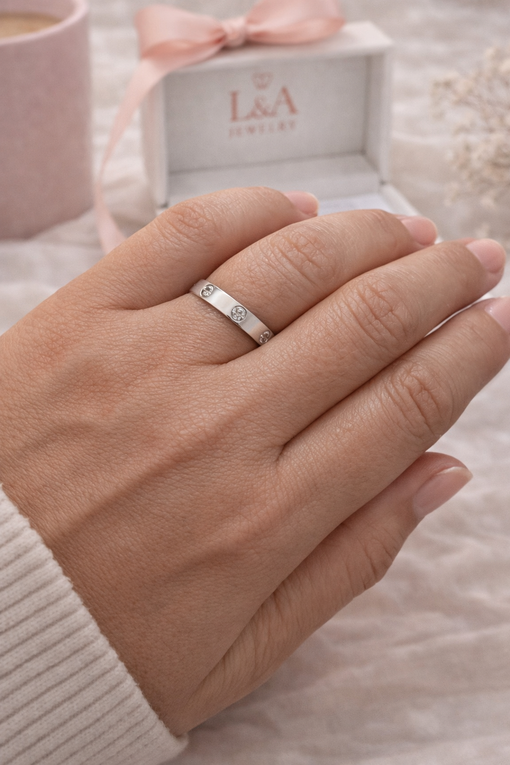 Classic Love Band 925 Sterling Silver