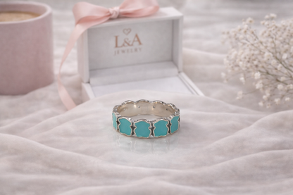 Teddy Bear Ring 925 Sterling Silver
