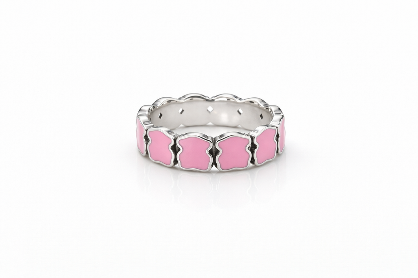 Teddy Bear Ring 925 Sterling Silver