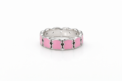 Teddy Bear Ring 925 Sterling Silver