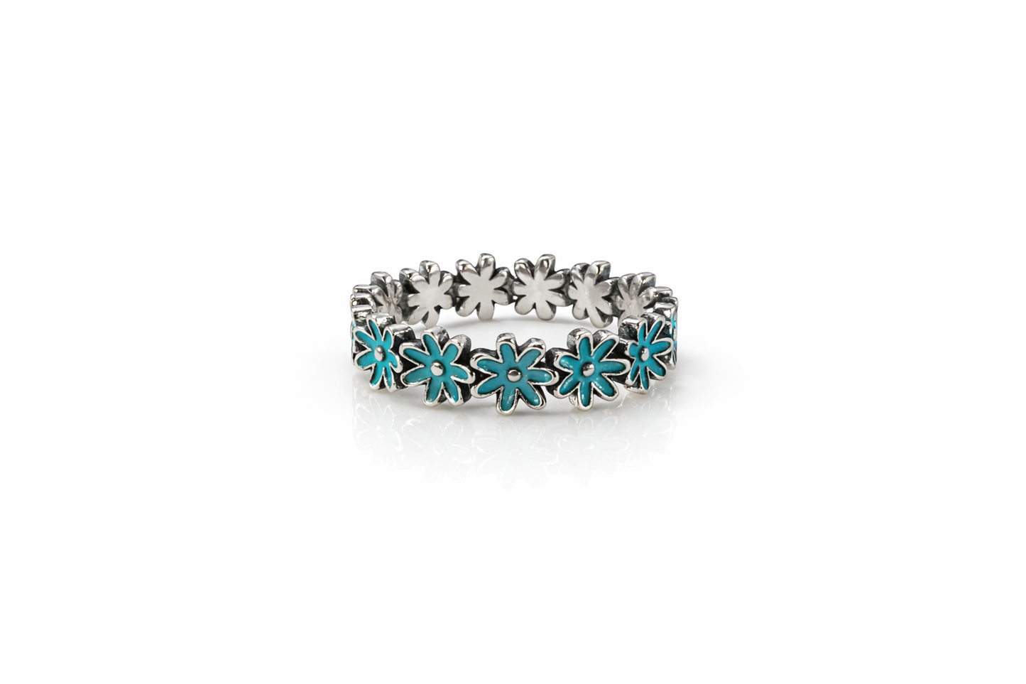 Daisy Ring 925 Sterling Silver