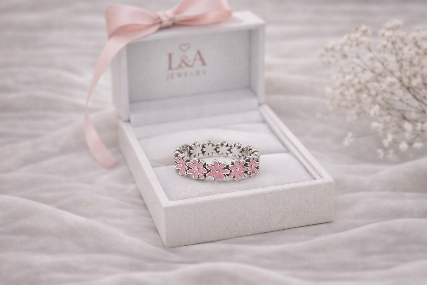 Daisy Ring 925 Sterling Silver