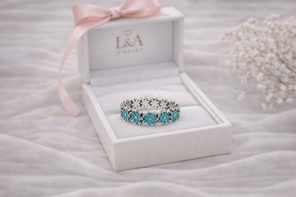 Daisy Ring 925 Sterling Silver