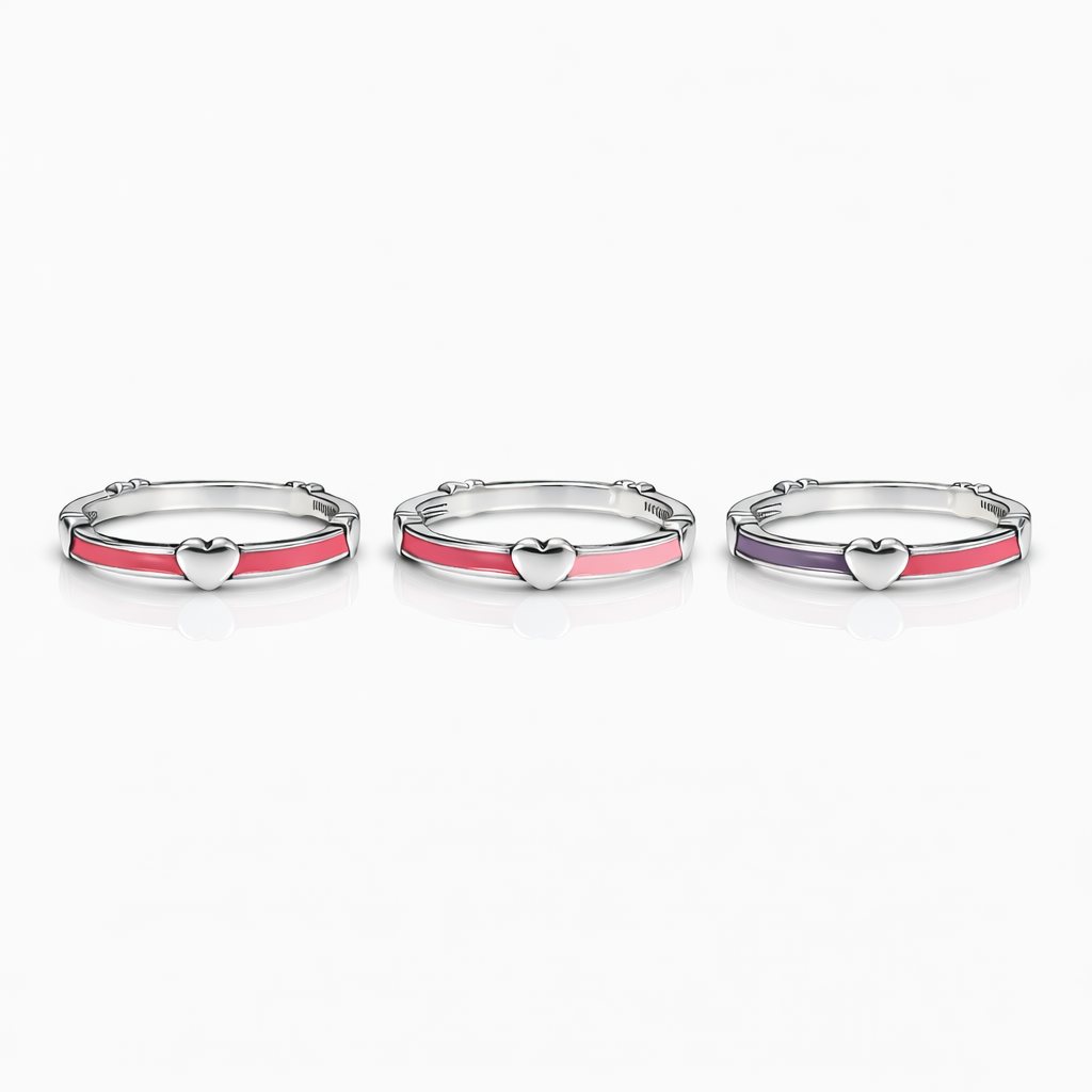 Rainbow  Ring 925 Sterling Silver