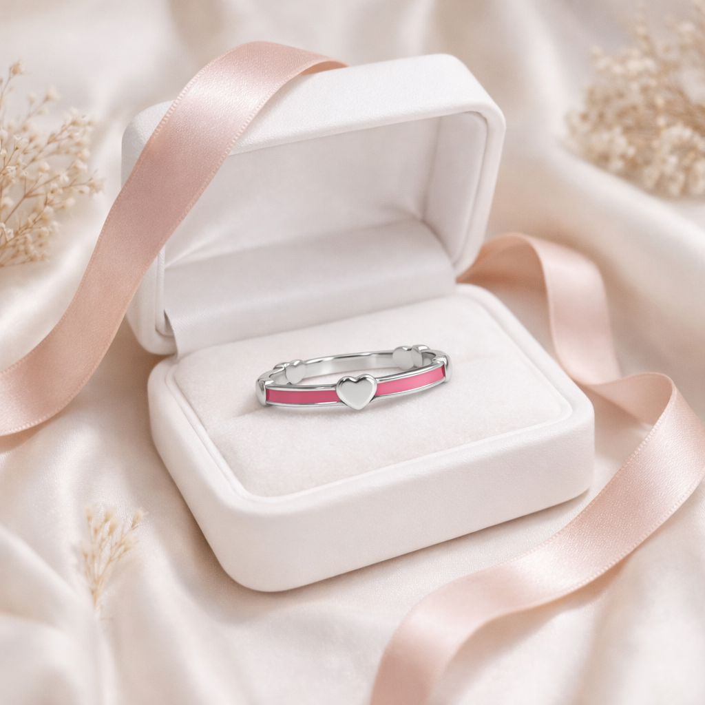 Rainbow  Ring 925 Sterling Silver
