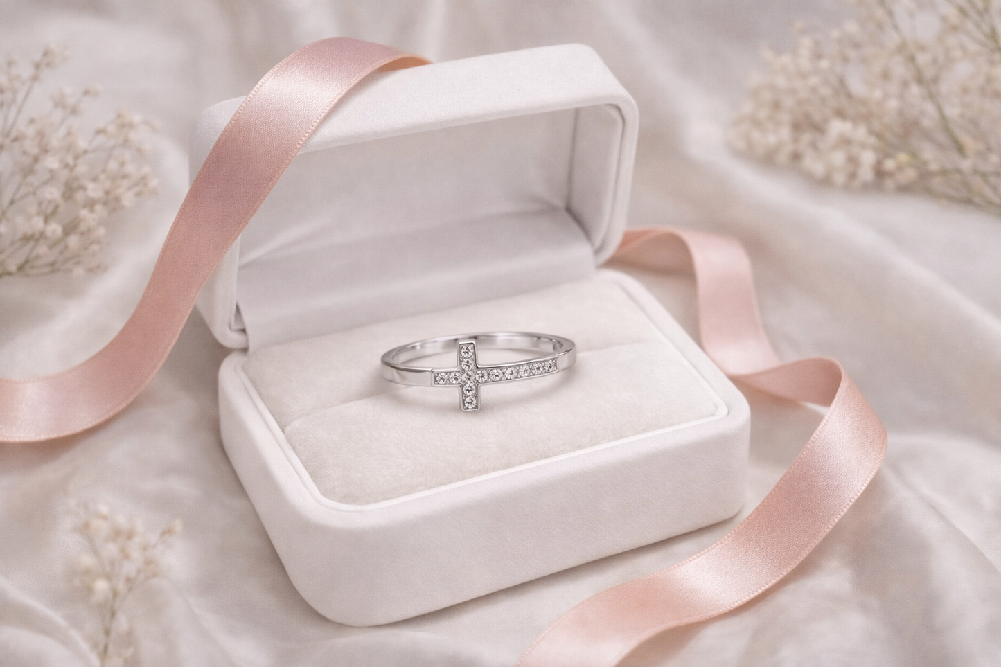 Faith Cross Ring – Sterling Silver 925