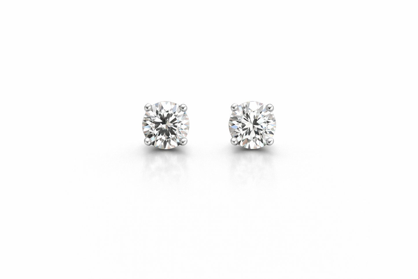 Alba Stud Earrings With Zc Sterling Silver