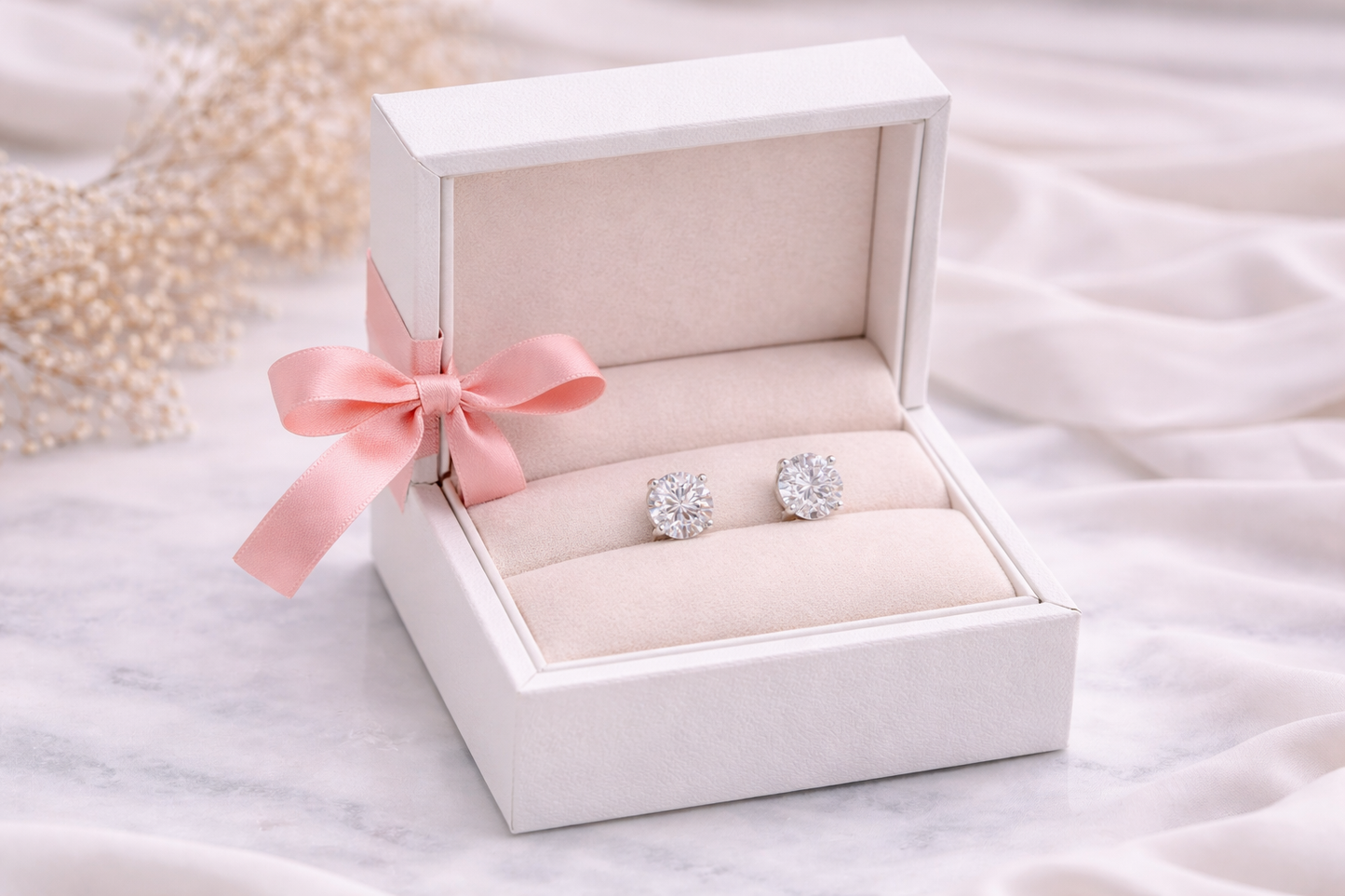 Alba Stud Earrings With Zc Sterling Silver