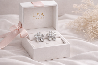 Olivia Stud Earring Sterling With Zc Silver 925