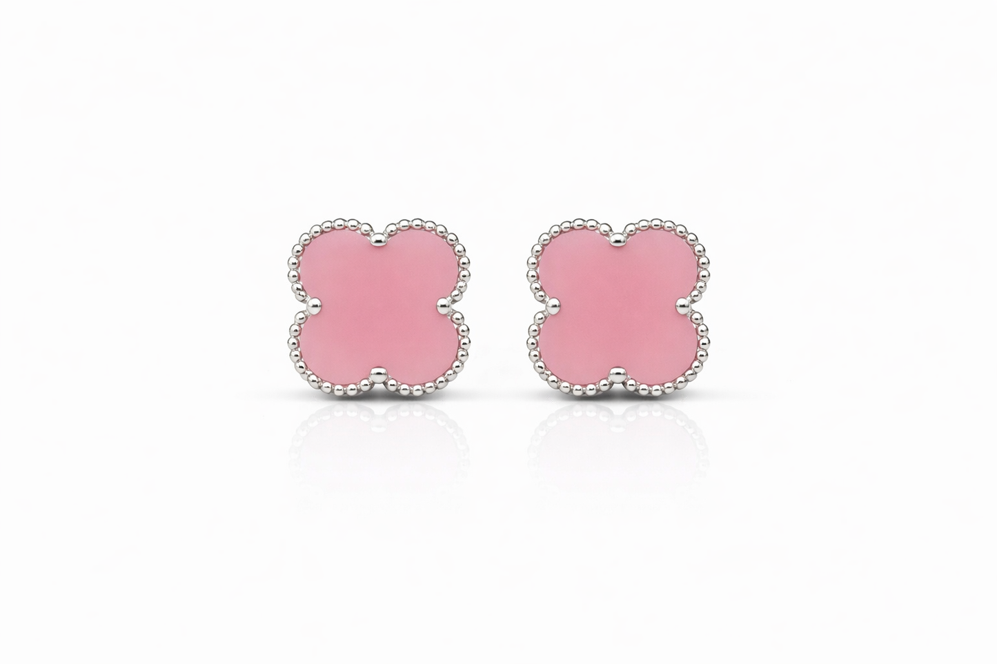 Trebol Stud Earrings 925 Sterling Silver - 12mm