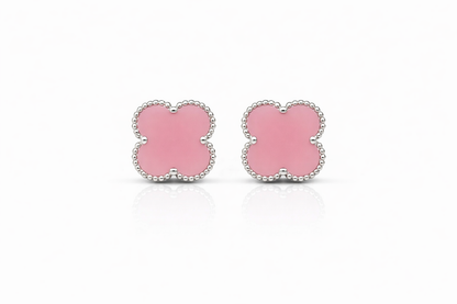 Trebol Stud Earrings 925 Sterling Silver - 12mm