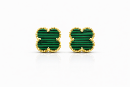 Trebol Stud Earrings 925 Sterling Silver - 12mm