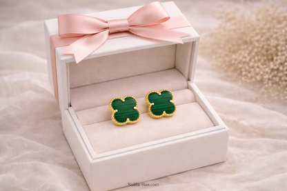 Trebol Stud Earrings 925 Sterling Silver - 12mm