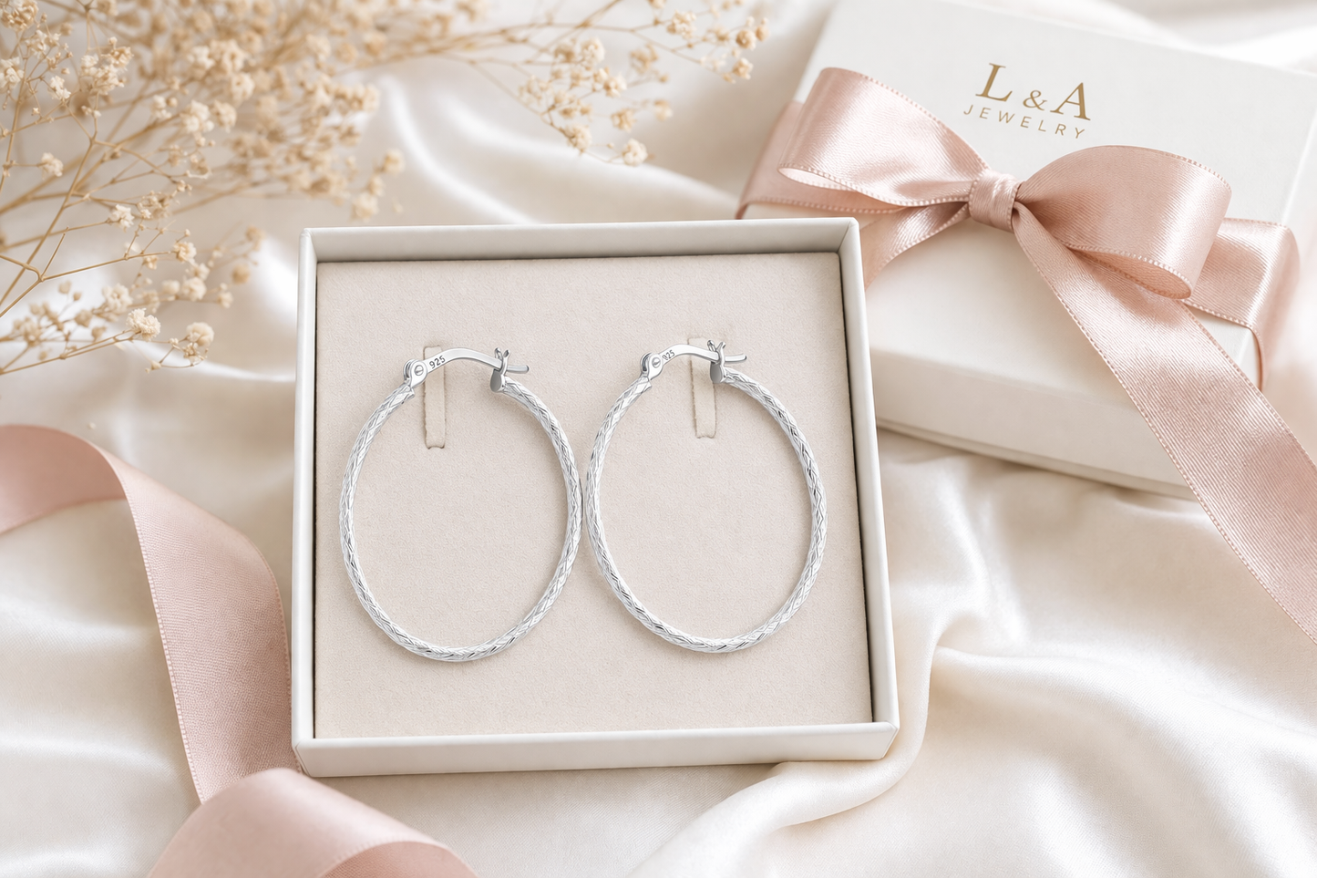 Lily Hoop Earrings  Available in S,M,L and XL