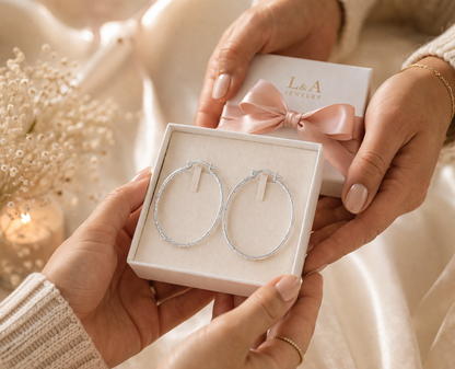 Lily Hoop Earrings  Available in S,M,L and XL