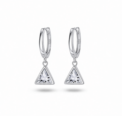 Amaia Hoops Earrings With Zc Sterling Silver 925 - 14mm