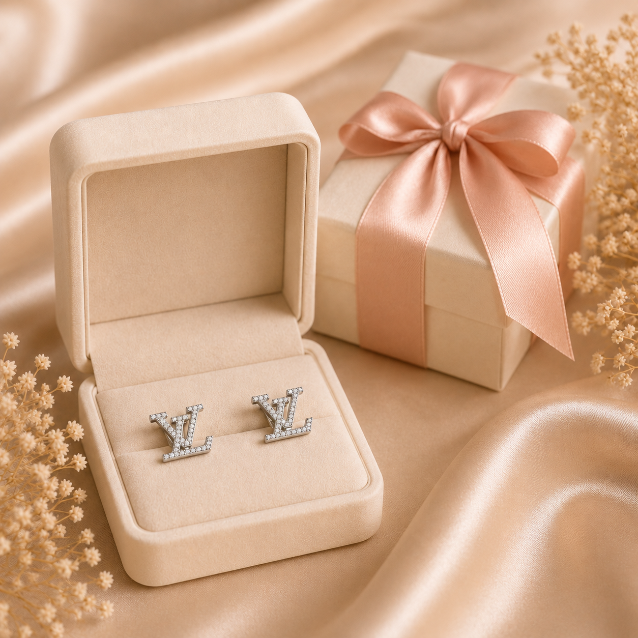 Paris Glow Stud Earrings 925 Sterling silver-13mm
