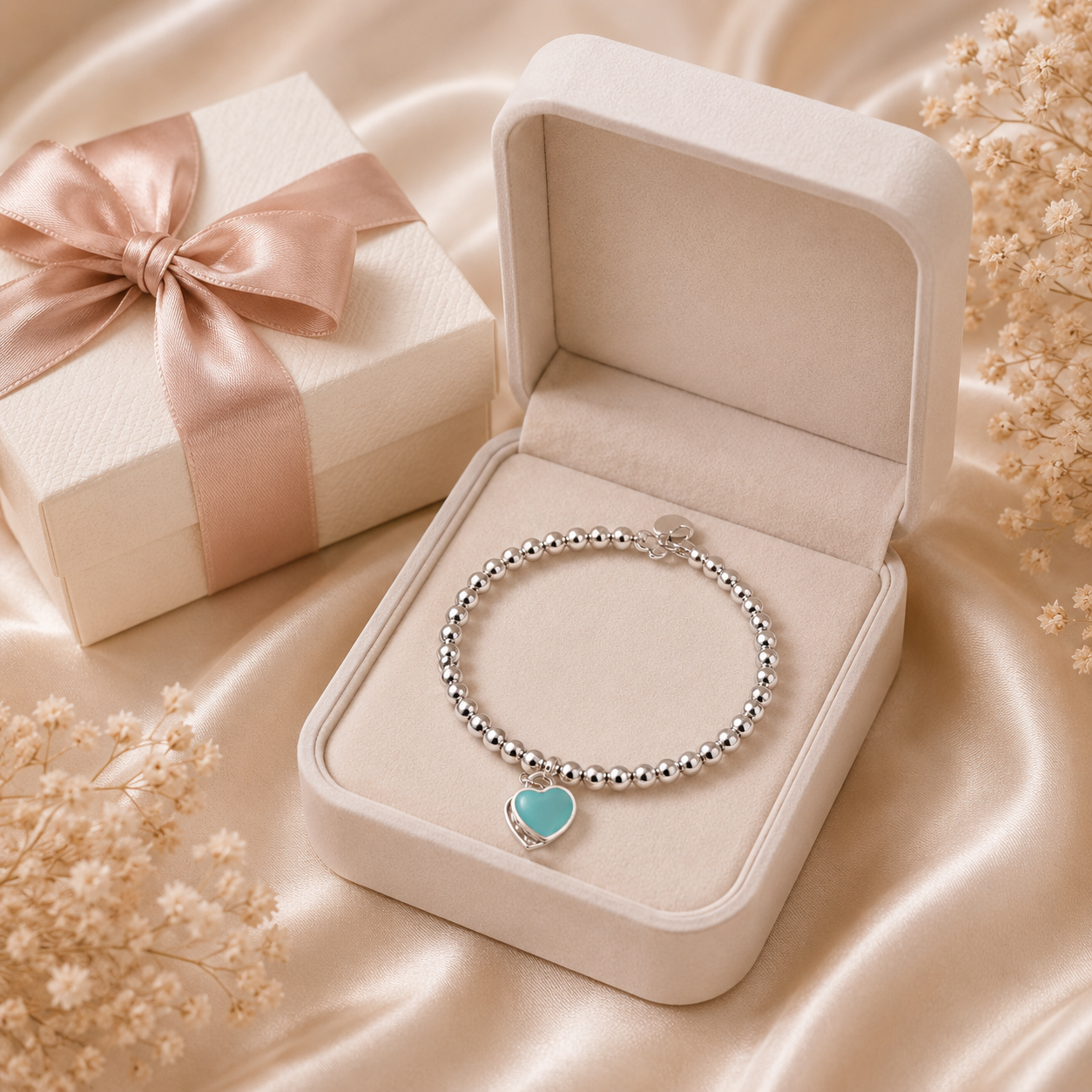 Turquoise Love Bracelet Sterling Silver 925