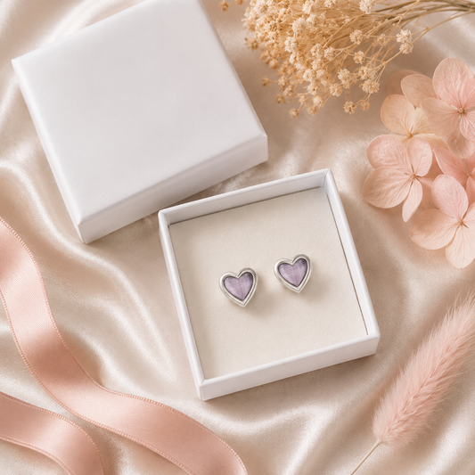 Love Bloom Studs Earrings 925 Sterling Silver -10mm