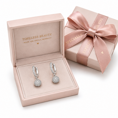 Julieta Hoop Earrings  With Zc Sterling Silver 925- 11 mm