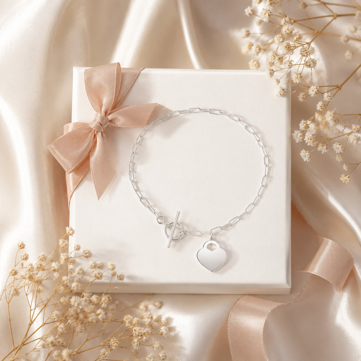 Love Bracelet 925 Sterling Silver- 2mm