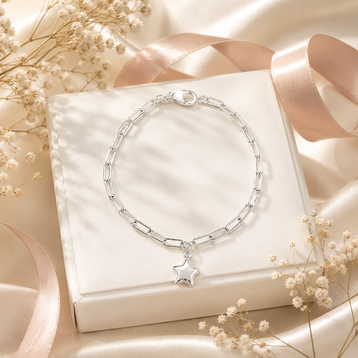 Stella Bracelet 925 Sterling Silver-3mm