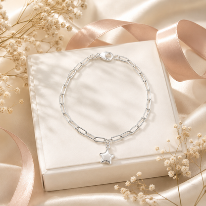 Stella Bracelet 925 Sterling Silver-3mm