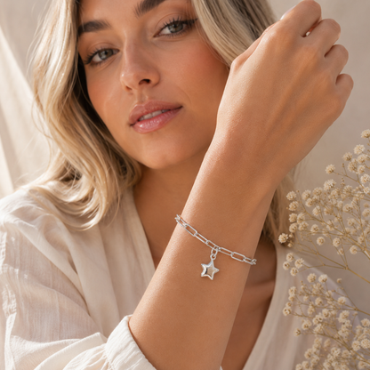 Stella Bracelet 925 Sterling Silver-3mm