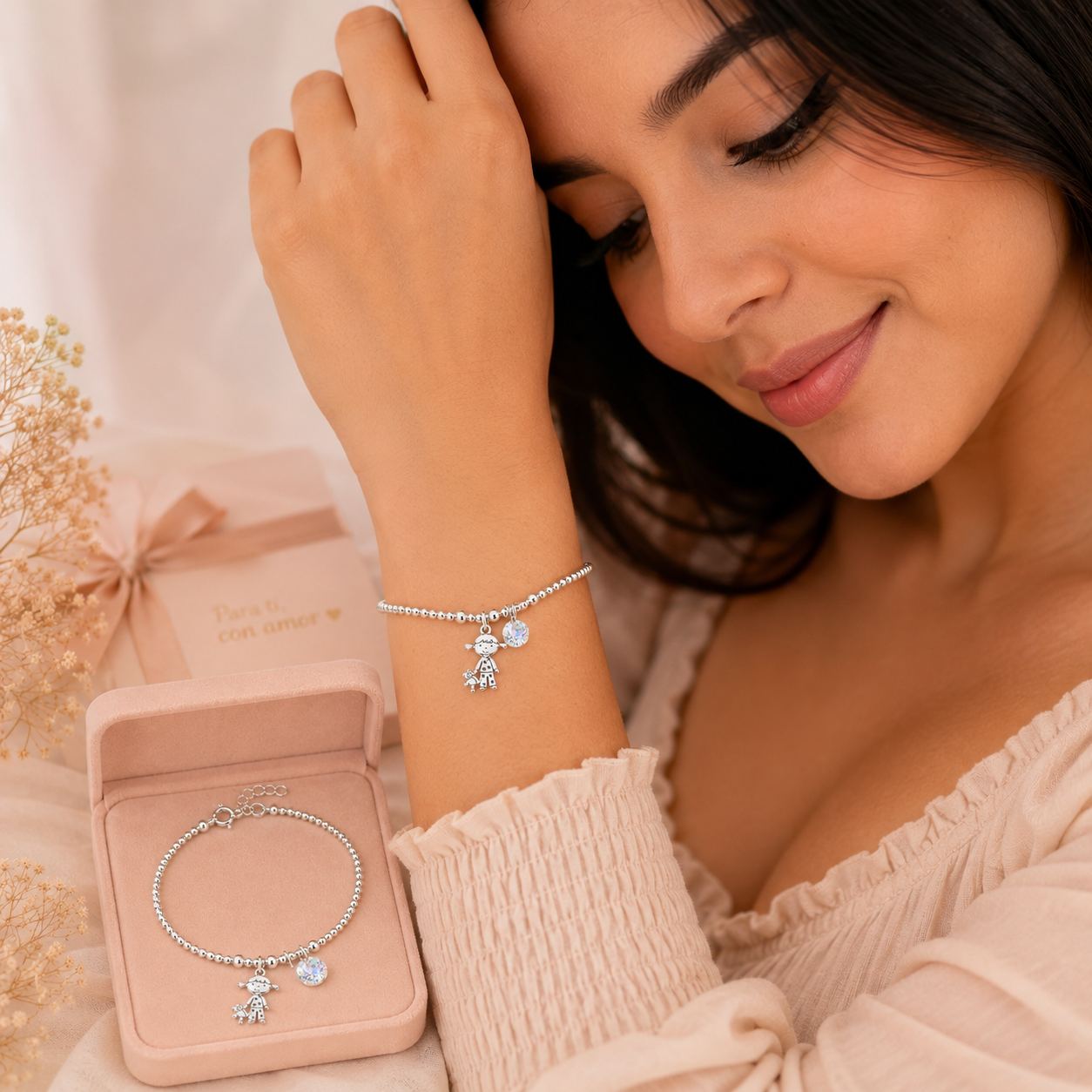 My Little Princess Bracelet - 925 Sterling Silver-1.5mm