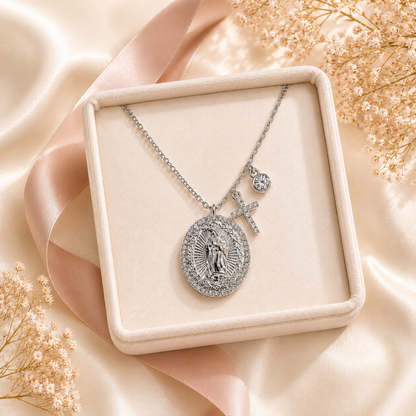 Guadalupe Grace Necklace - 925 Sterling Silver