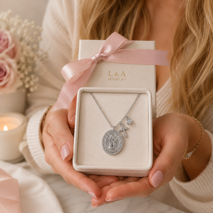 Guadalupe Grace Necklace - 925 Sterling Silver