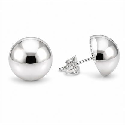 Maggie Stud Earrings Sterling Silver 925 -10mm