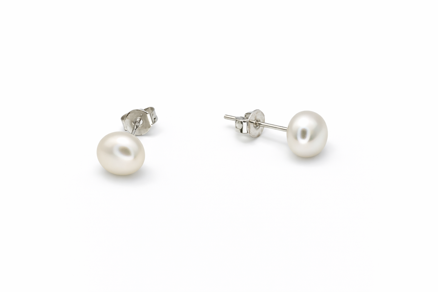 Perla Stud Earring Sterling Silver 925