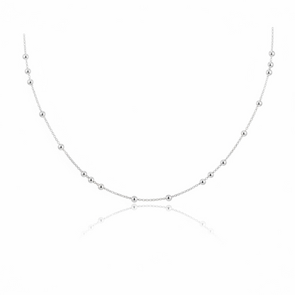 Viviana l Chain Necklace Sterling Silver 925. 18”