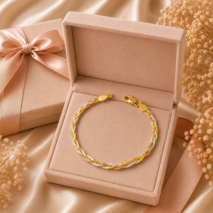 Amara Trinity Bracelet 925 Sterling Silver -3mm