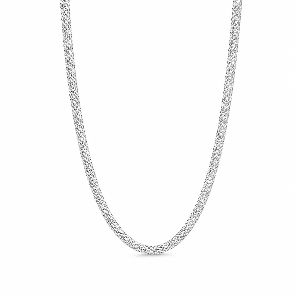 Valerie Necklace Sterling Silver 925 19 inch -3mm