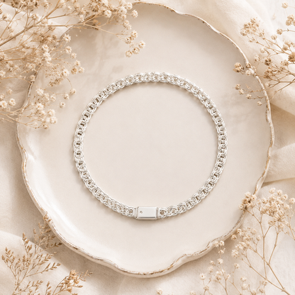 China Bracelet 5mm 925 Sterling Silver